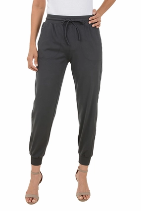 Solid Ankle-Length Jogger Pant Work Comfort Slim Stretch