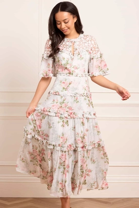 Soft and Smooth Madame Rose Carla Chiffon Ankle Gown