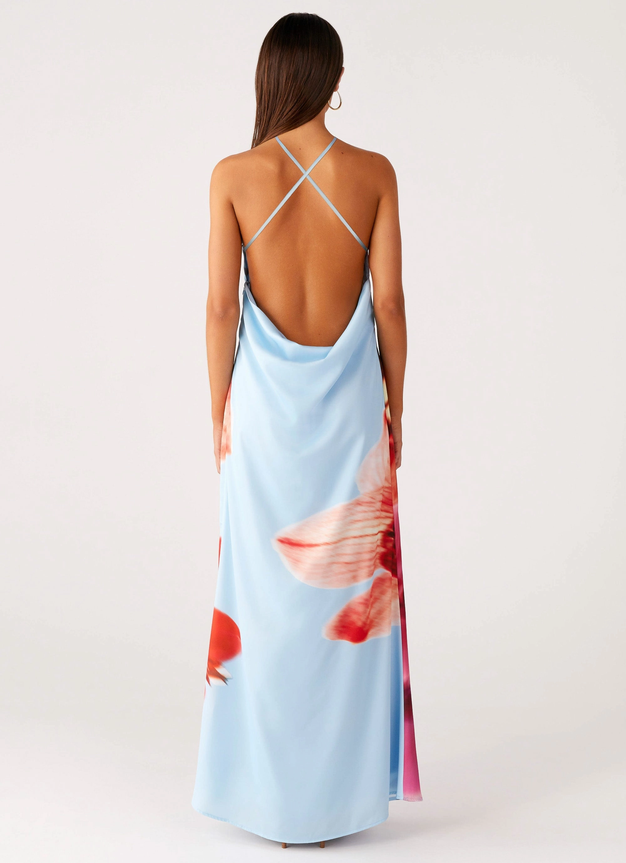 Soft Air Chloe Maxi Dress - Turquoise Bloom