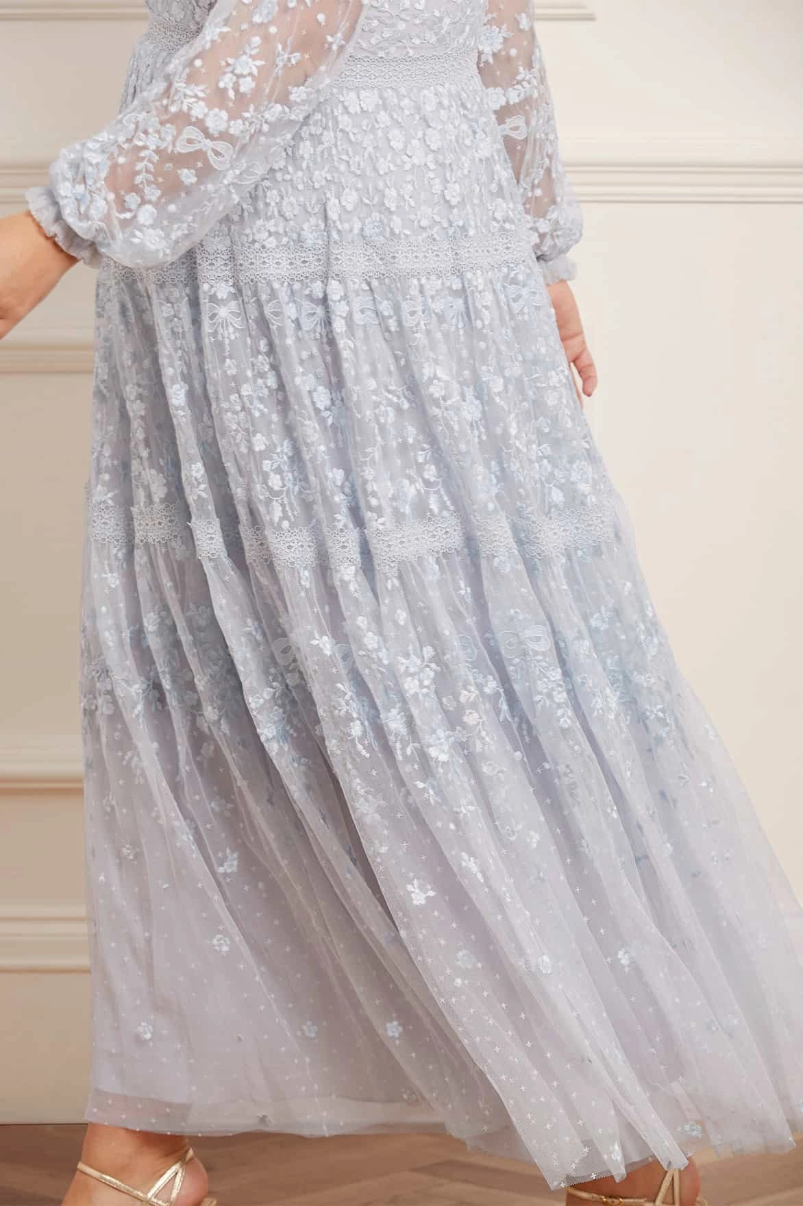 Celestia Ribbon Ankle Gown Tailored Wear Relax Piece