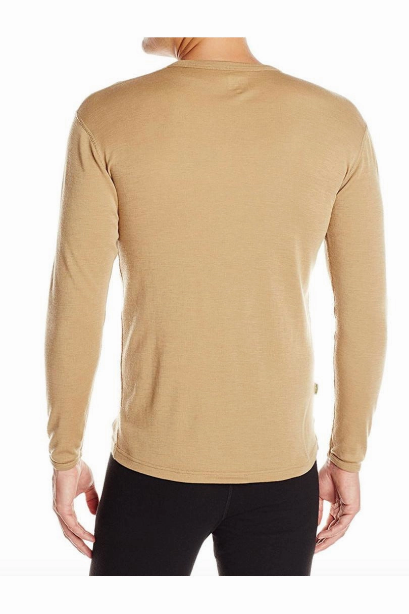 Button Down Collar Formal Tank Chocorua Men's Midweight Wool Crew Top Desert Sand