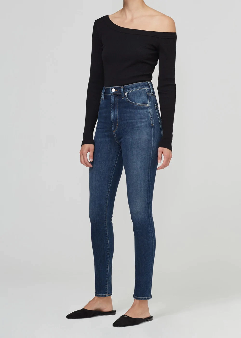 Breathable Lining Chrissy High Rise Skinny in Morella