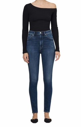 Travel Outfit Professional Wear Chrissy High Rise Skinny in Morella