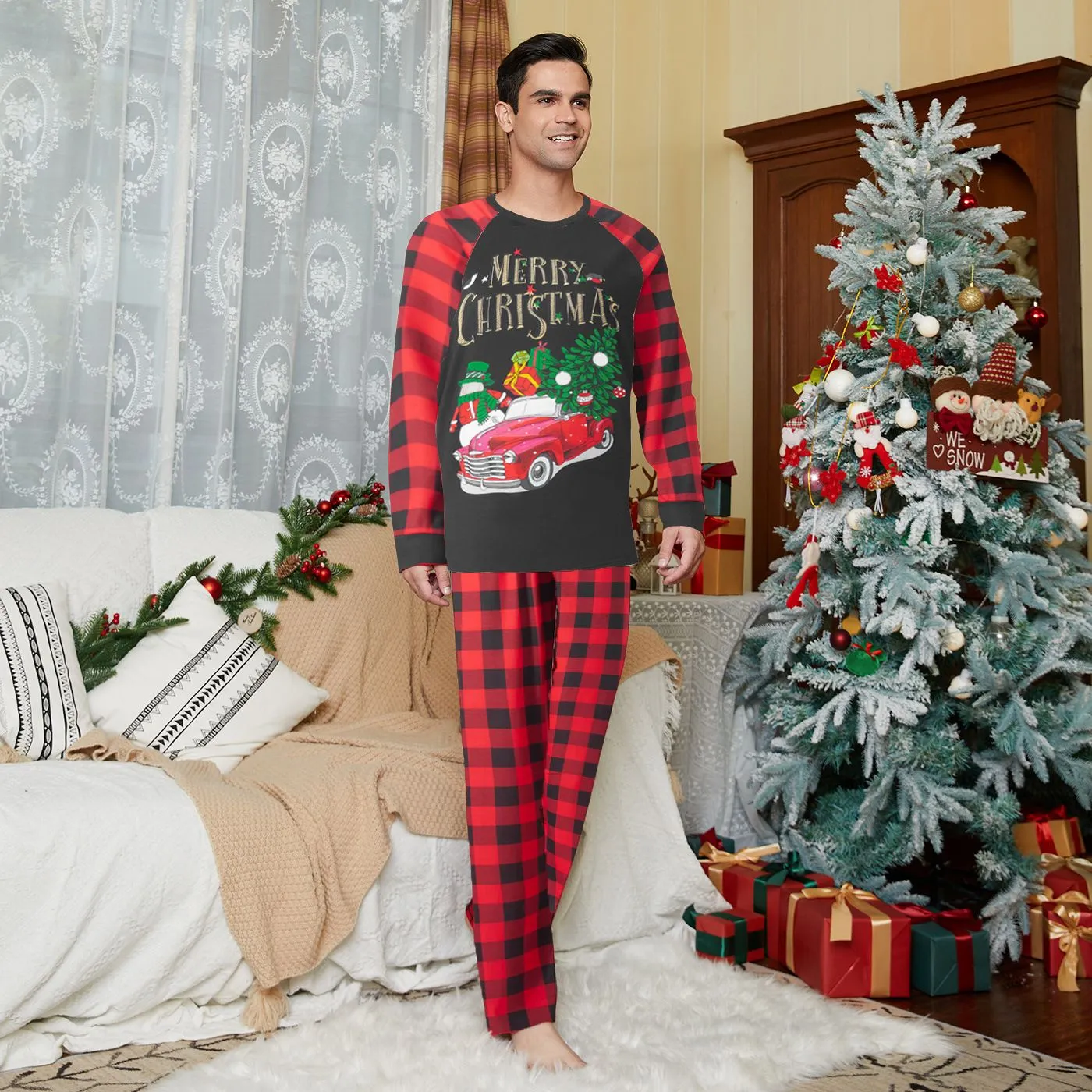 Christmas Pajamas for Family Matching Xmas Christmas Pjs Set