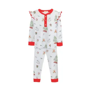Christmas Tree Girl Pajama Set
