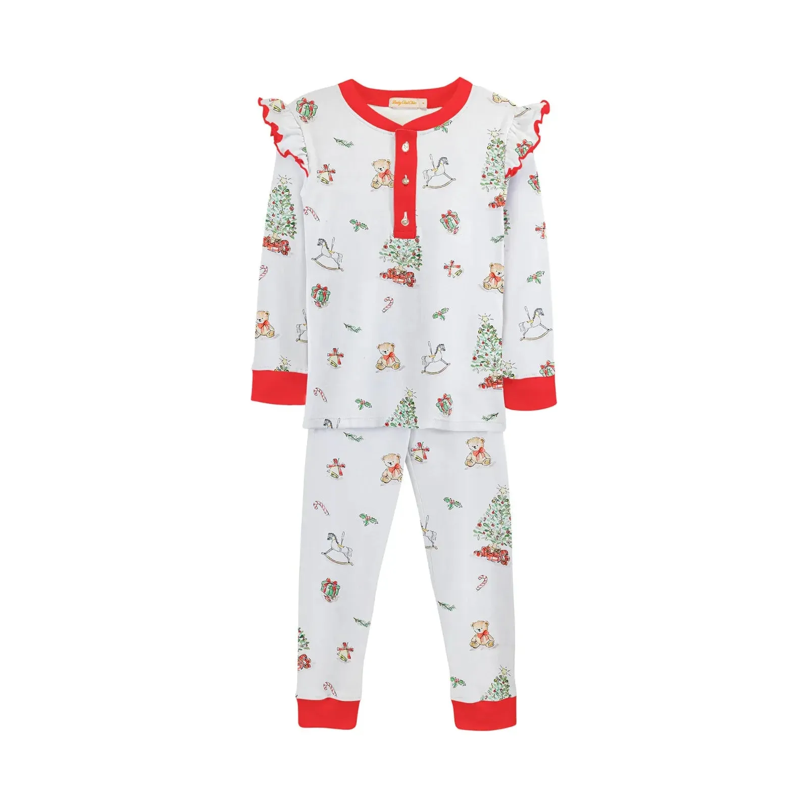 Christmas Tree Girl Pajama Set