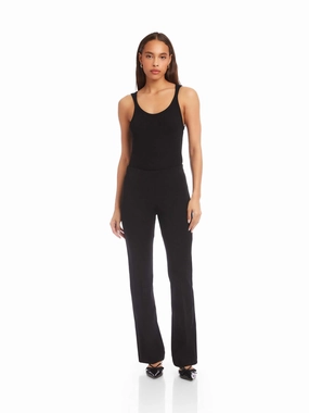 Adaptable Design City Bootcut Pants in Black