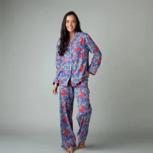 Clarence Indigo Pajama Set