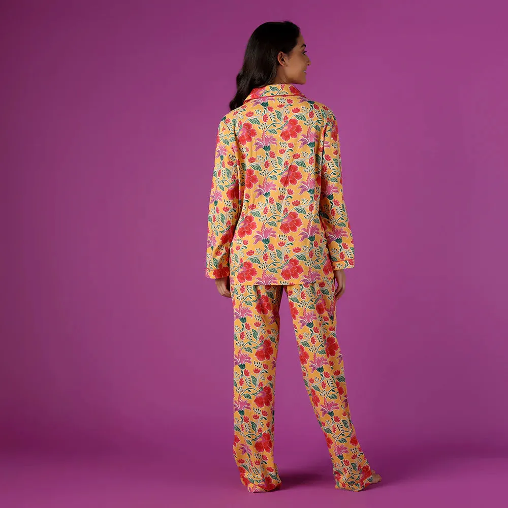 Clarence Yellow Pajama Set