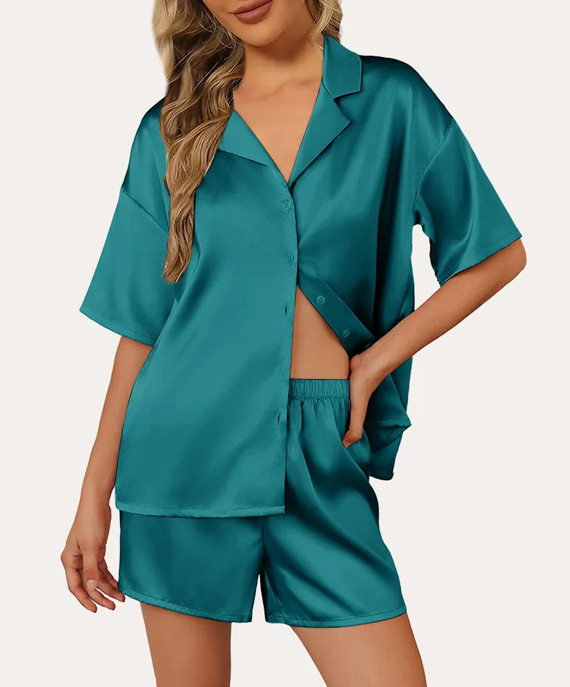 Classic Satin Loungewear Pyjama Set