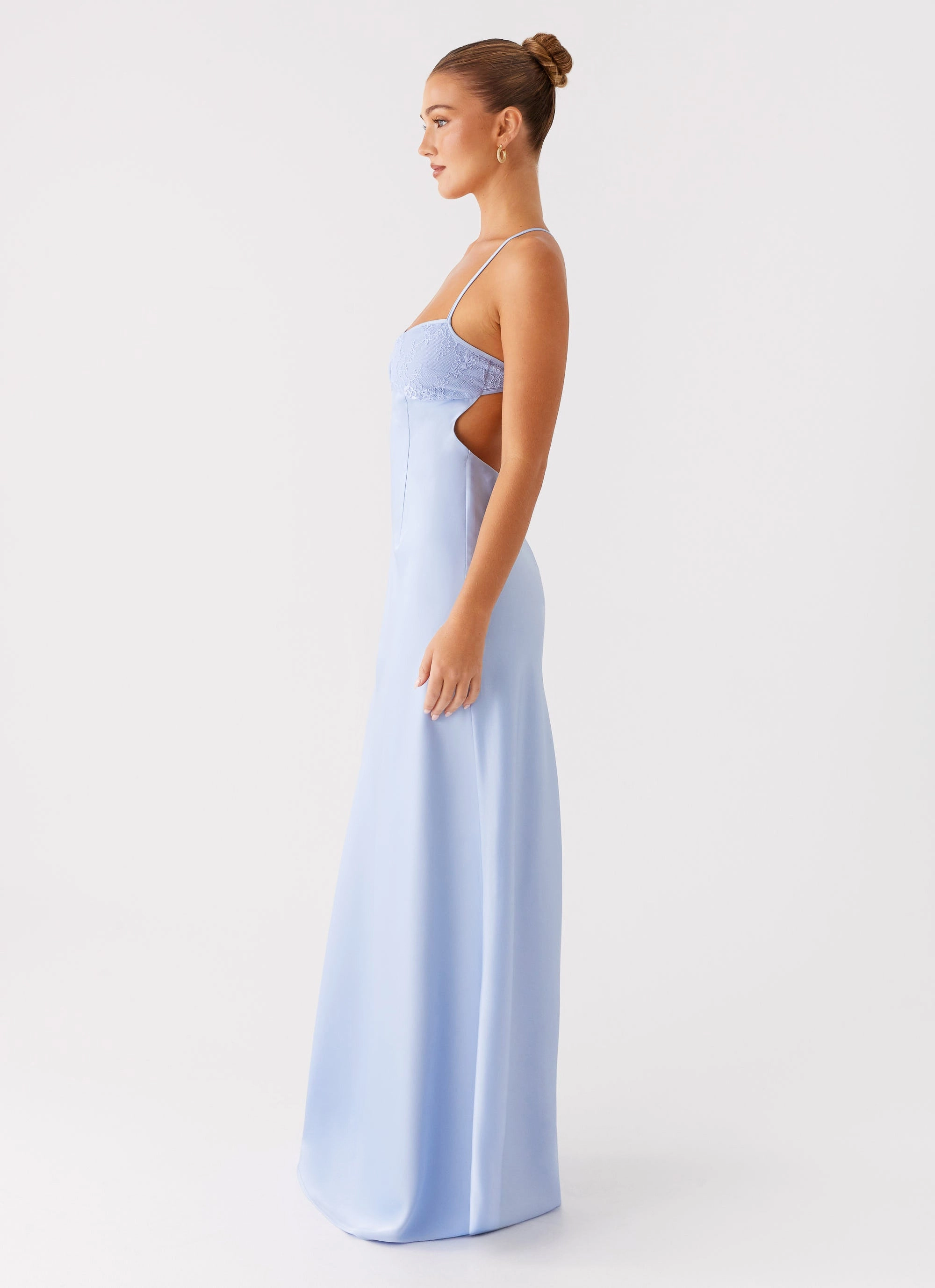 Joanie Maxi Dress - Blue animal-print