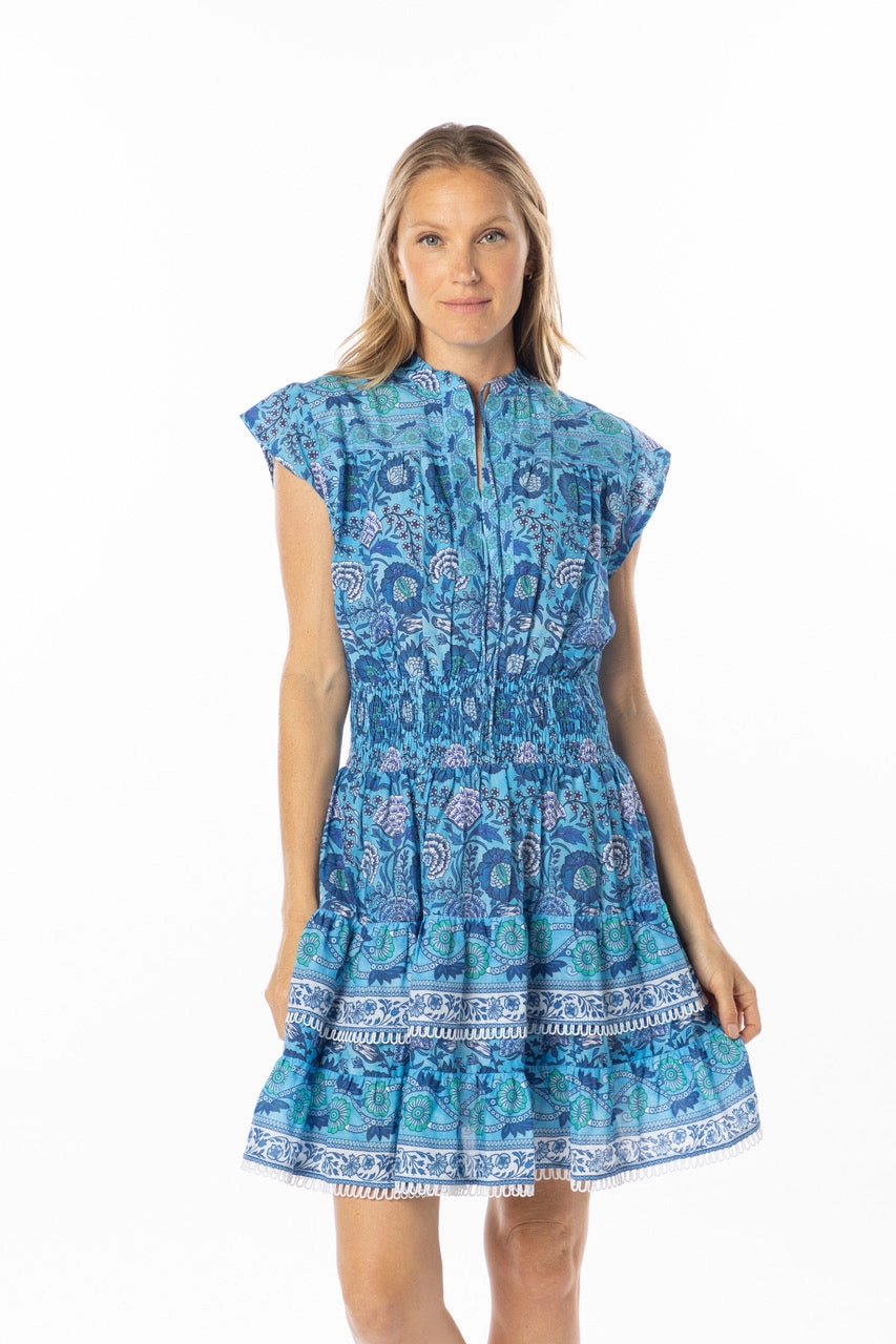 Poppy Dress Azure Wide Swing