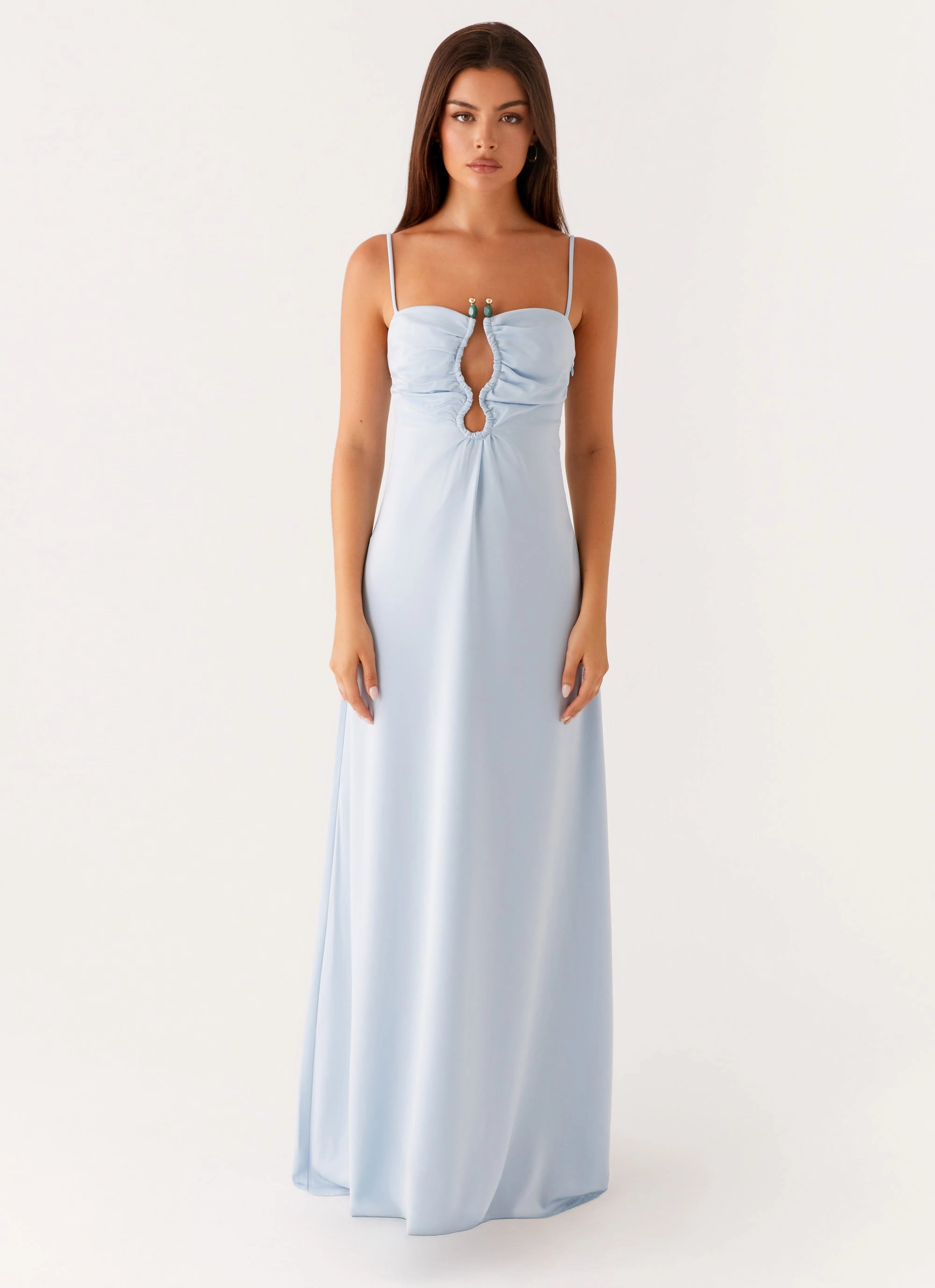 Flattering Look Wear Zelda Maxi Dress - Blue