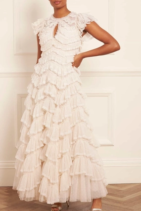 Pure Fabric Premium Fabric Libby Lace Gown