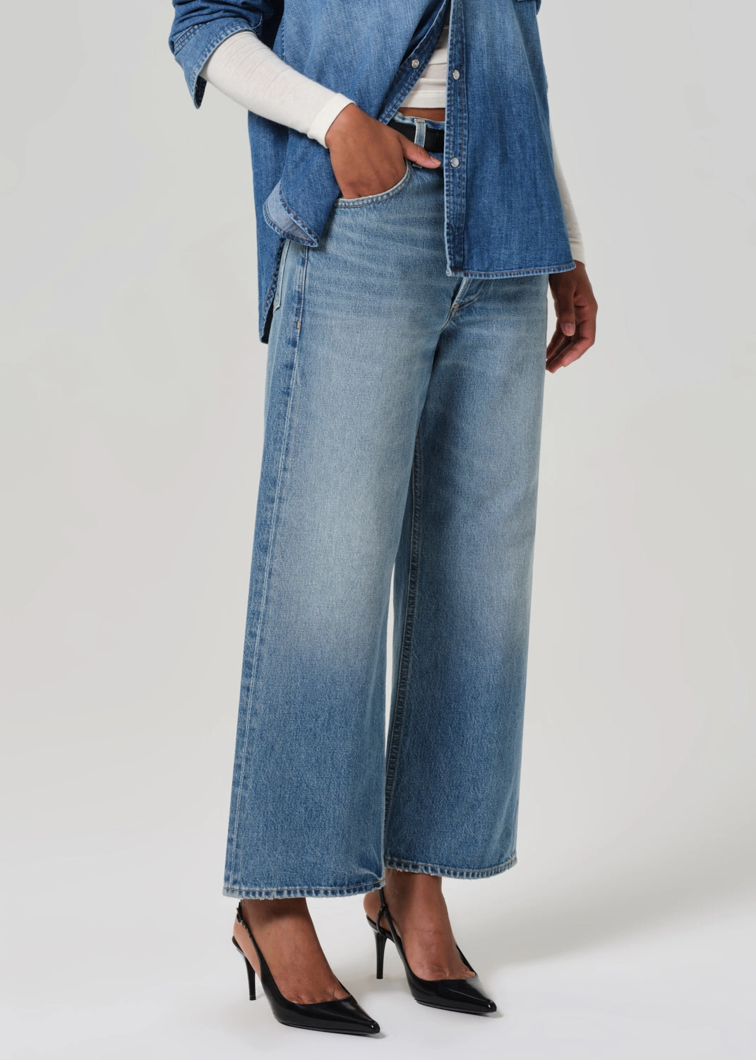Wearable Piece Minimalist Comfort Gaucho Vintage Wide Leg in Sodapop