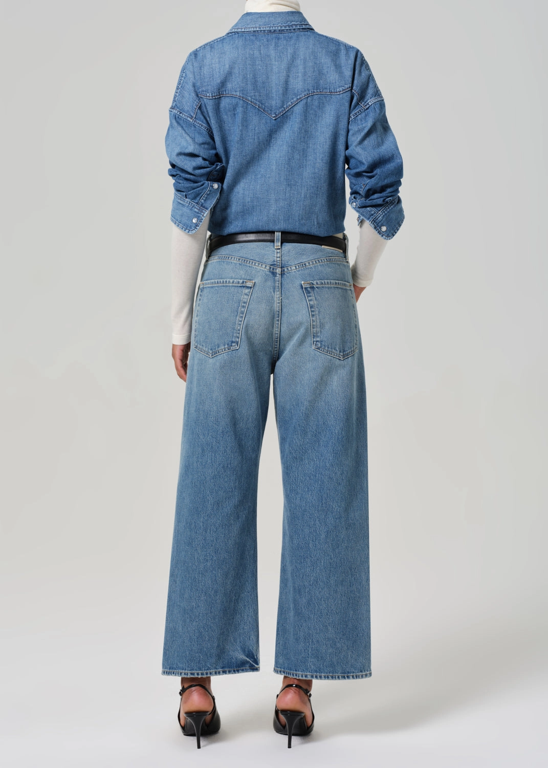 Gaucho Vintage Wide Leg in Sodapop No Iron Wear