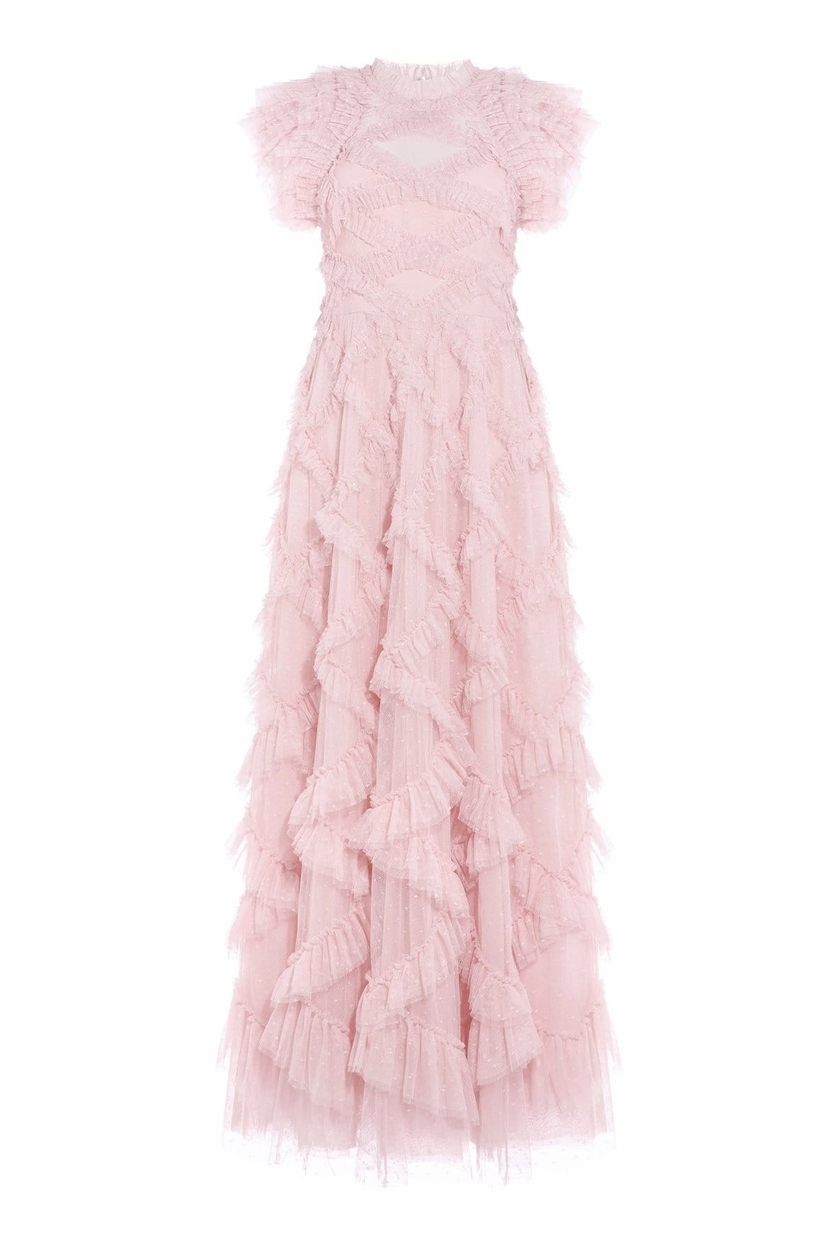 Genevieve Ruffle Gown Smooth Motion