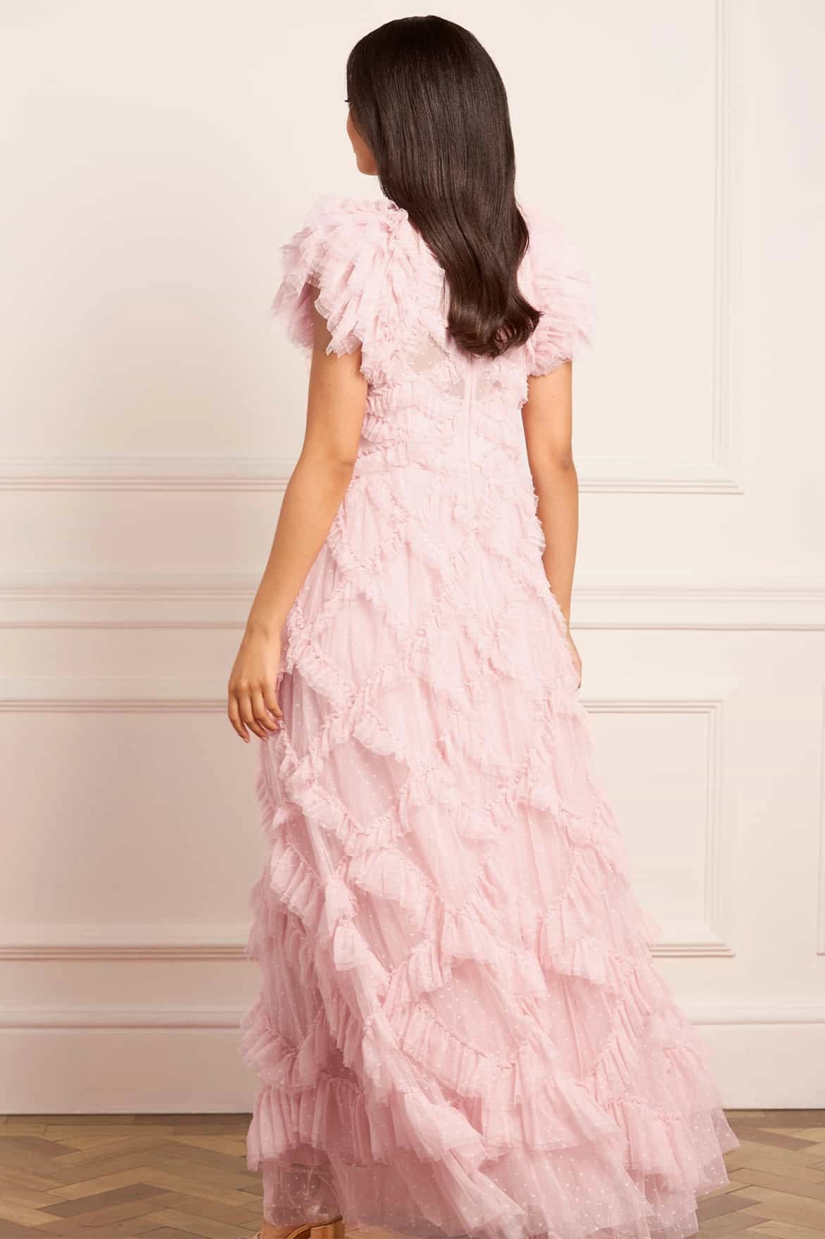 Flower Grace Genevieve Ruffle Gown