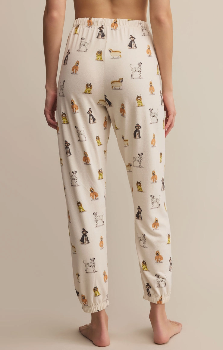 Tight Fit Classic Pup Jogger in Vanilla Ice