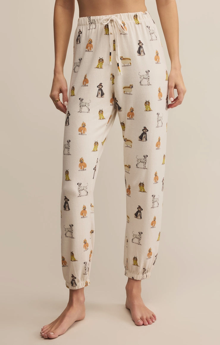 WrinkleResistantMaterial EcoFriendlyBlend Classic Pup Jogger in Vanilla Ice