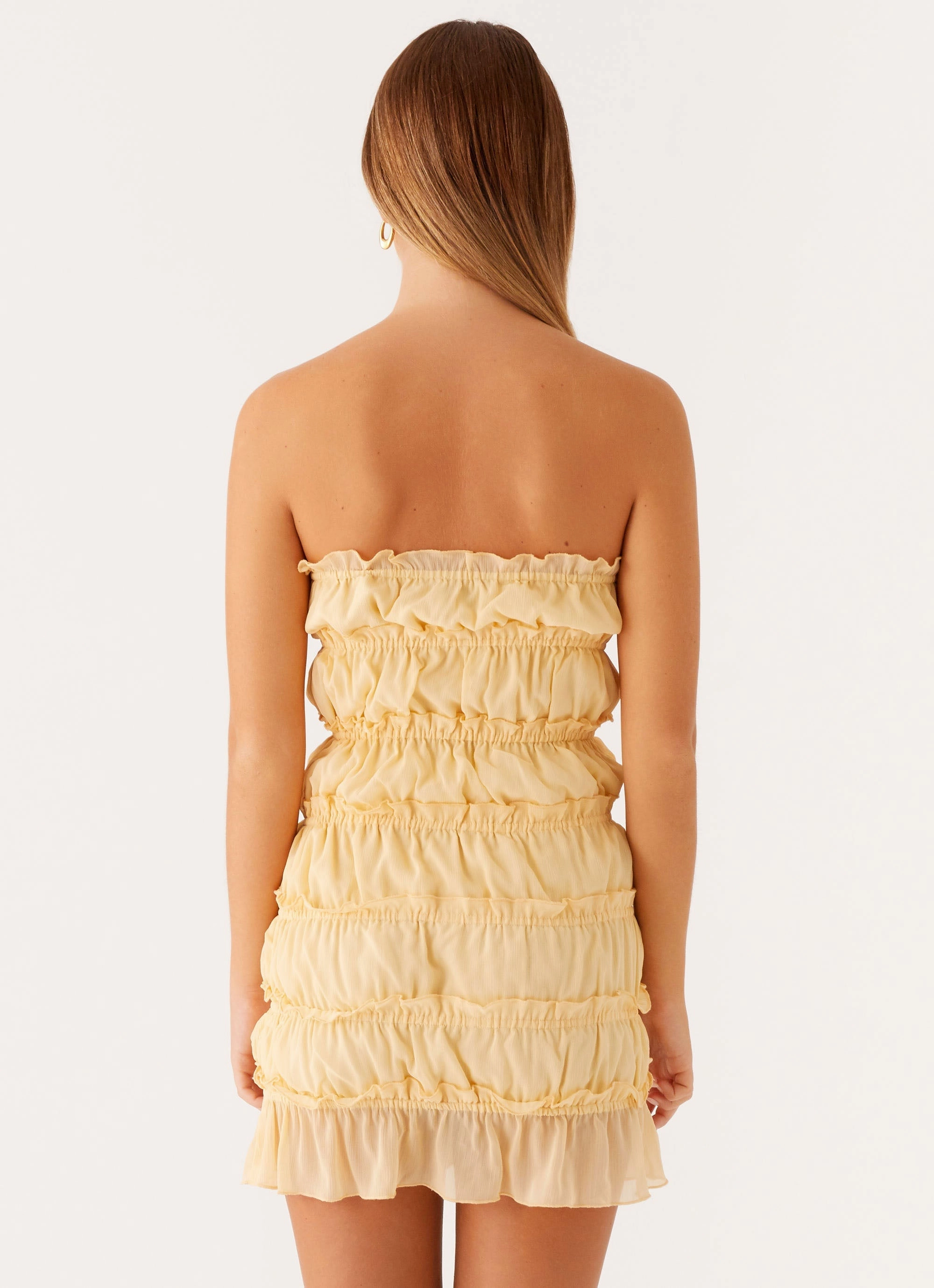 Travel Edge Gentle Drape Kylan Mini Dress - Apricot