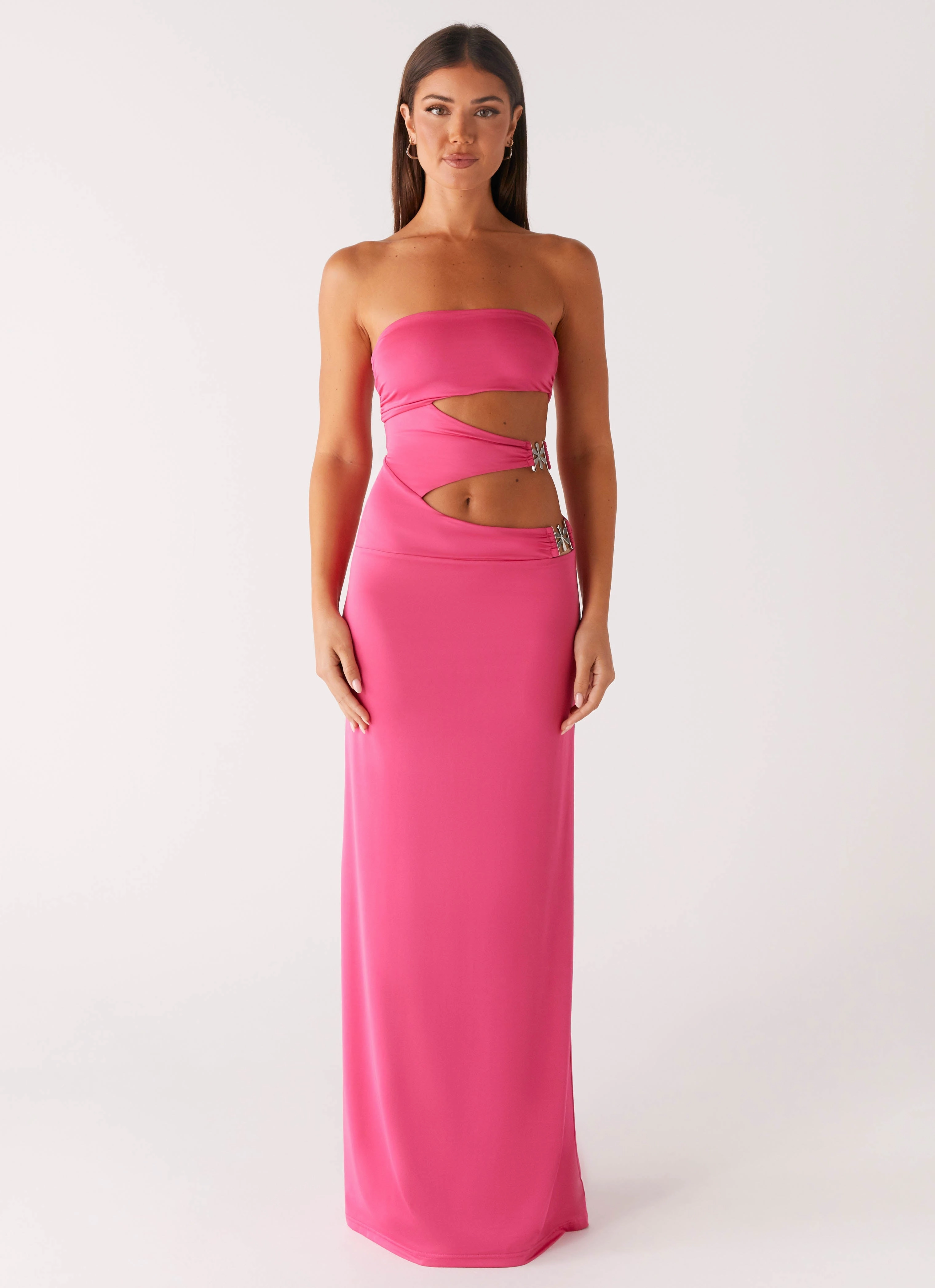Minimal Harmony Neutral Feel Montego Maxi Dress - Pink