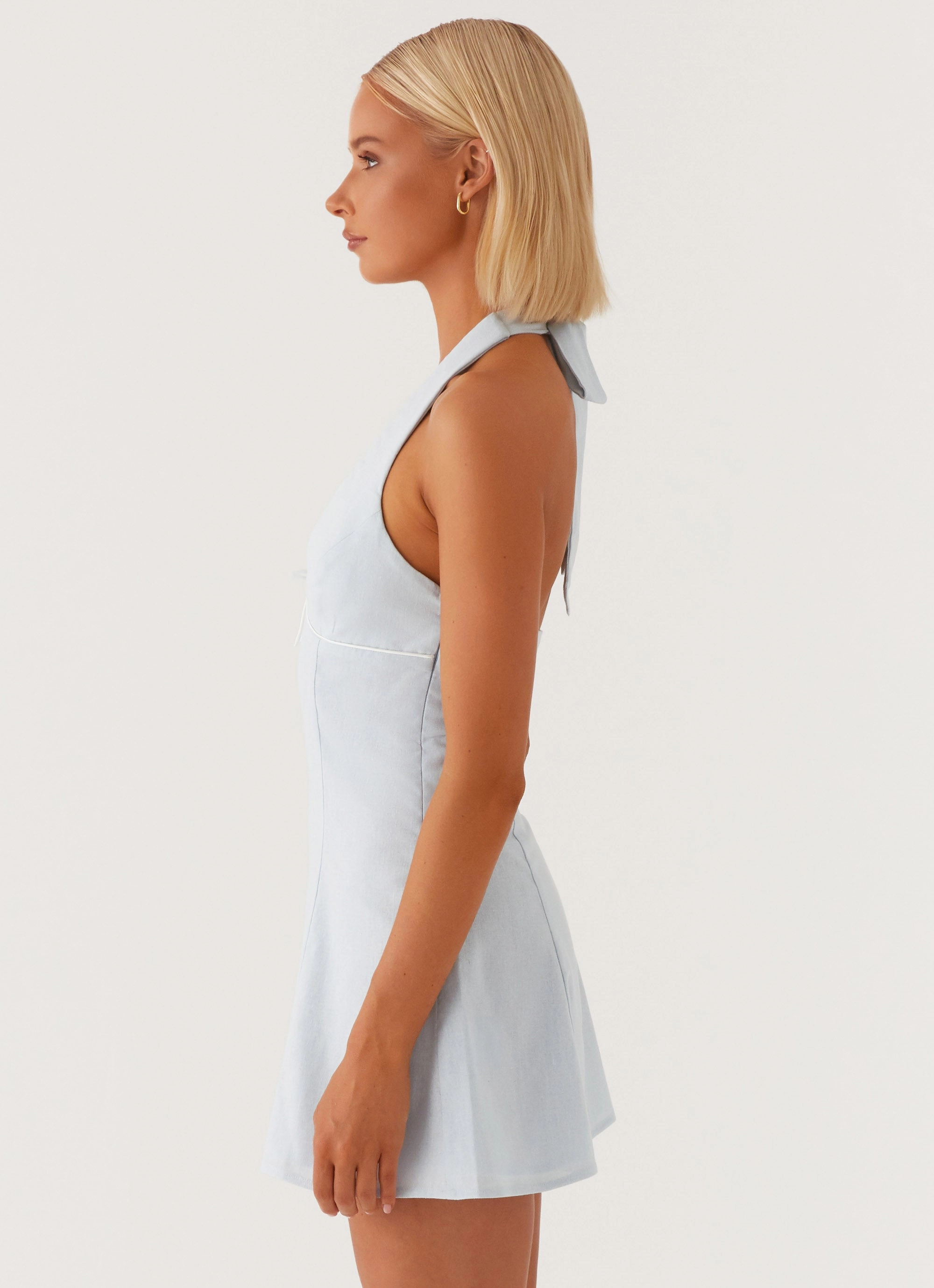 Bronte Mini Dress - Blue City Flow