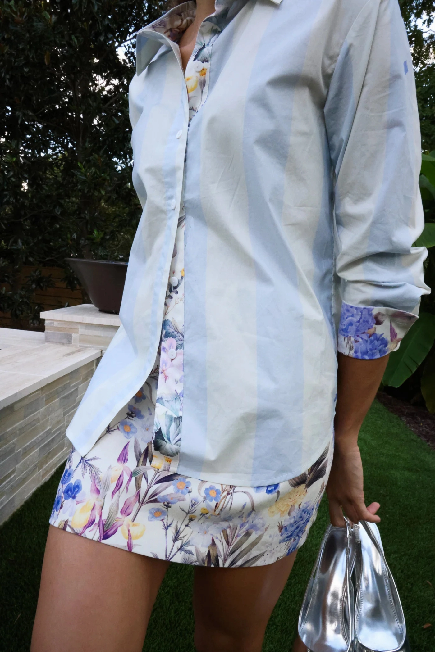 Roll Up Fasten CLAUDIA LINEN SKIRT