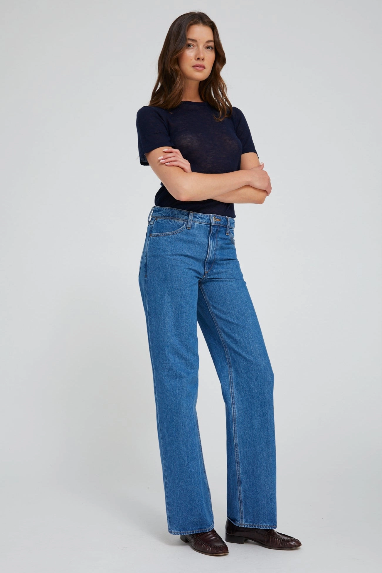 Abrasion Resistant Material Non Irritating Coco Baggy Denim