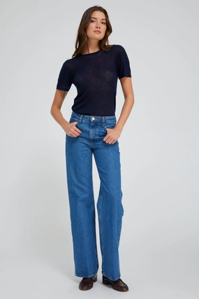 Coco Baggy Denim Moisture Wicking Fabric