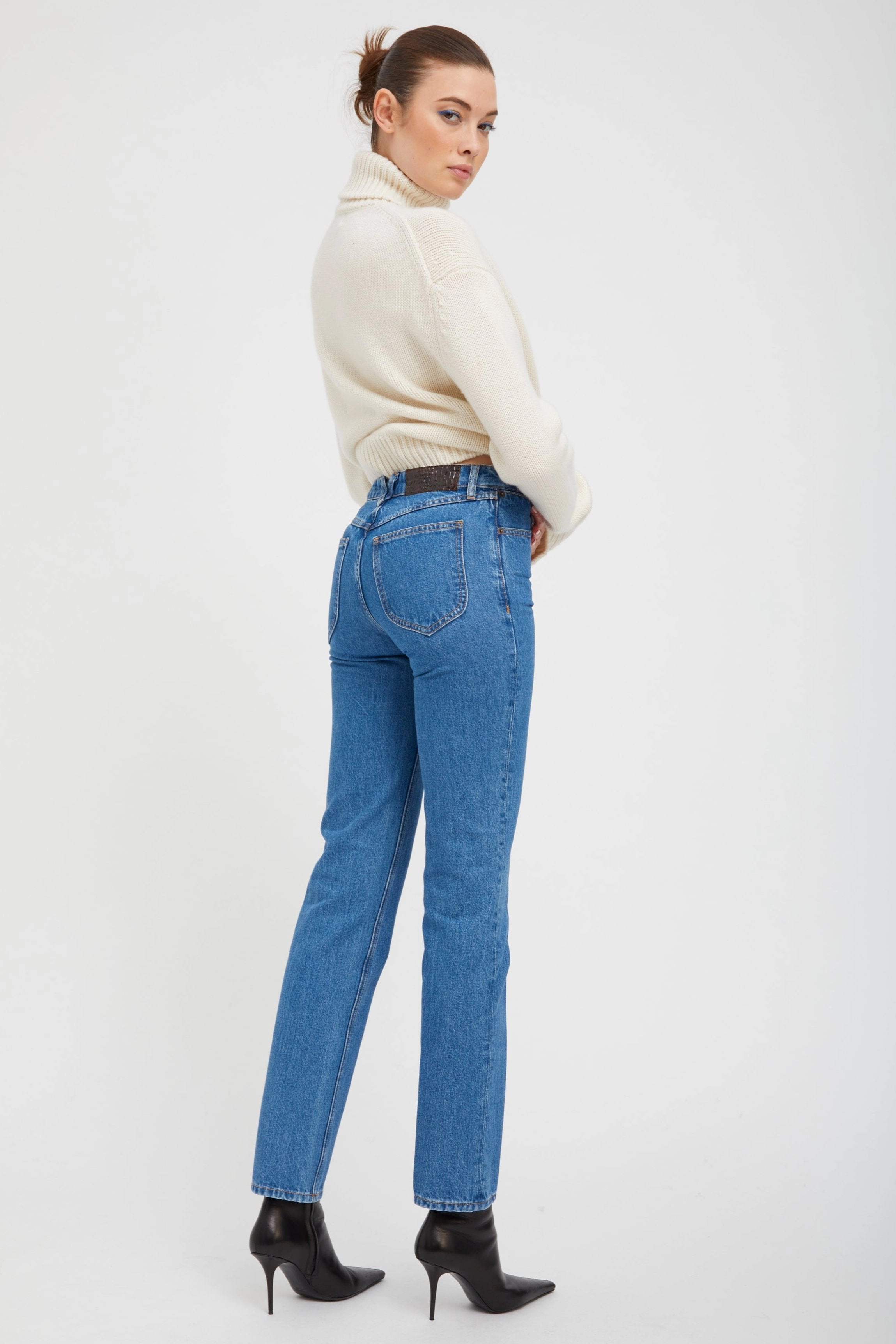 Layer Ready UV protection coating Coco Straight Leg Denim