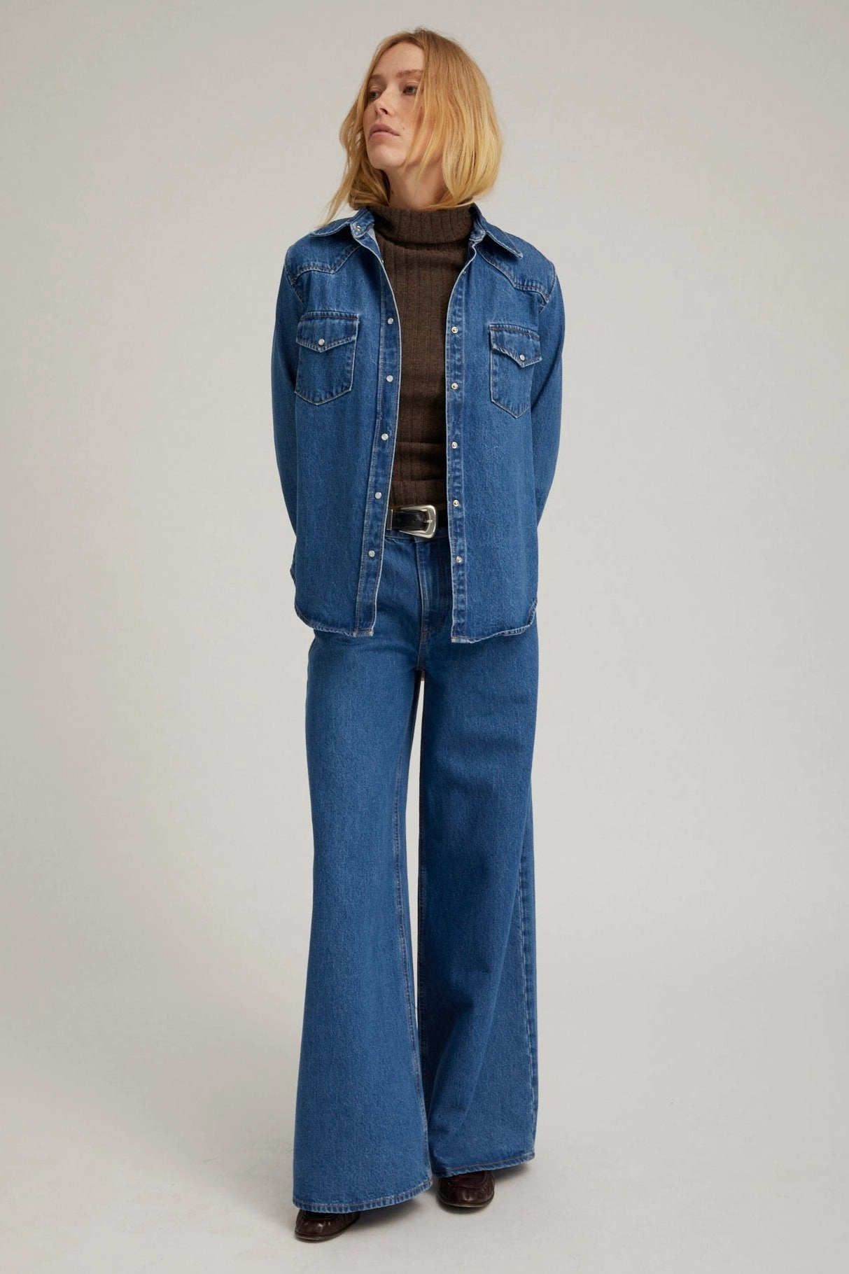 Comfortable Layers Coco Wide Leg Denim
