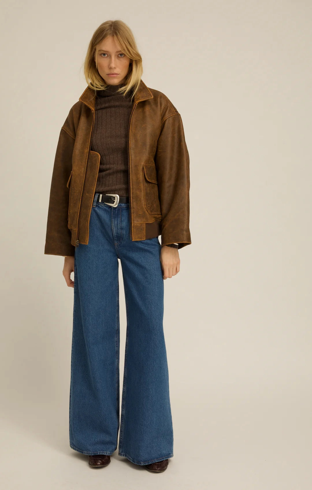 Coco Wide Leg Denim Elastic Fit