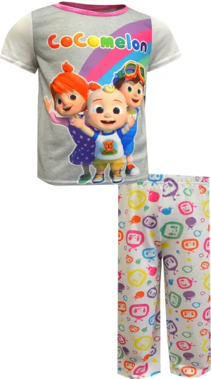 Cocomelon Rainbow of Fun Toddler Pajamas