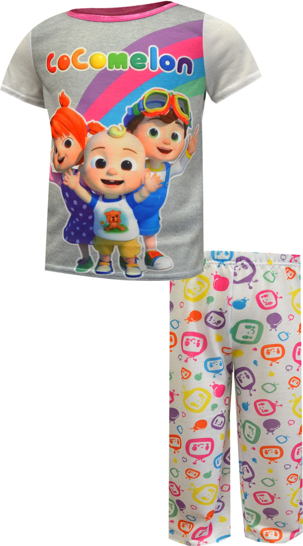 Cocomelon Rainbow of Fun Toddler Pajamas