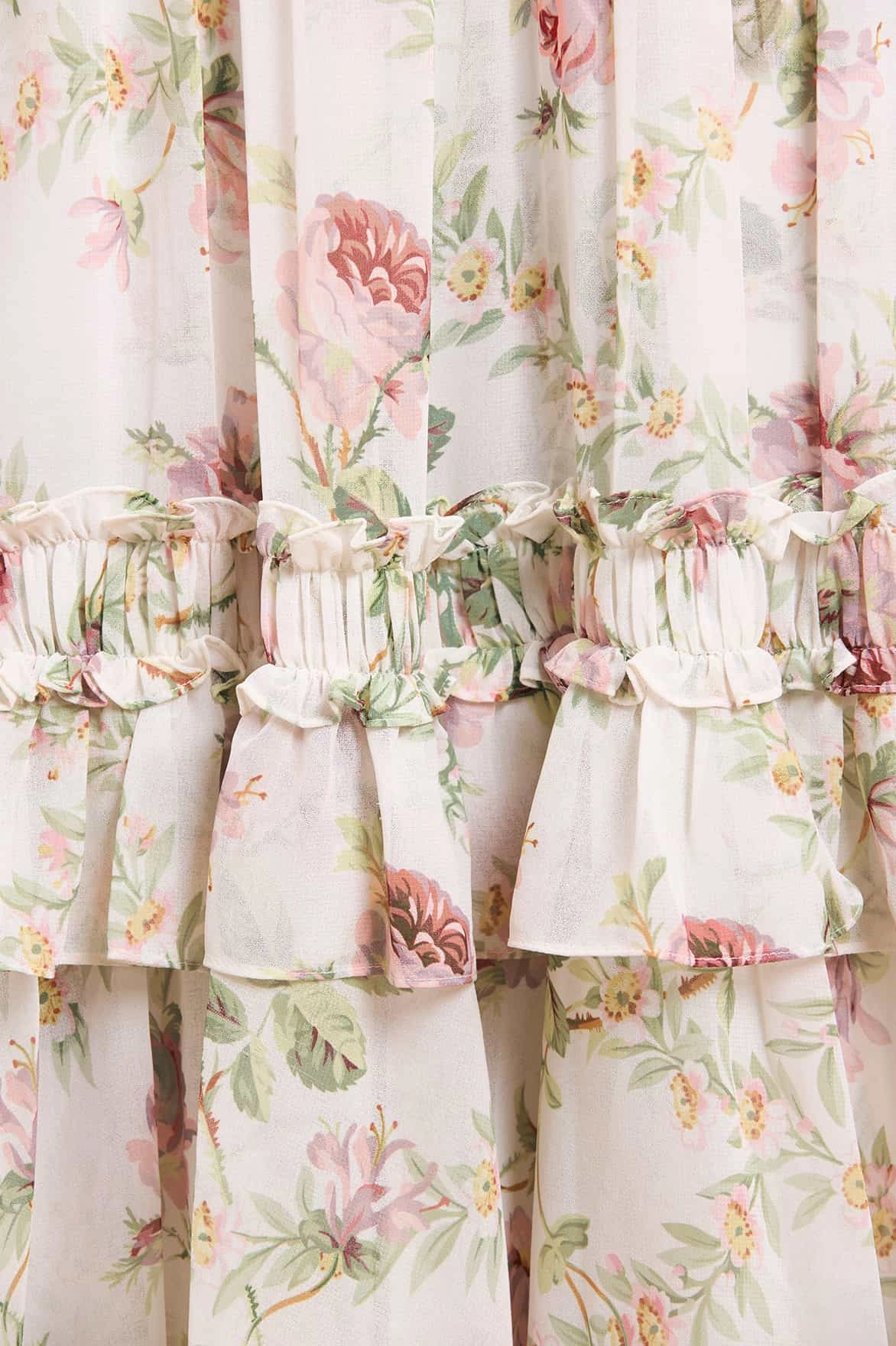 Smooth Edge Colette's Rose Emilia Georgette Ballerina Dress