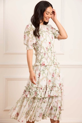 Autumn Ready museum visit Colette's Rose Emilia Georgette Ballerina Dress