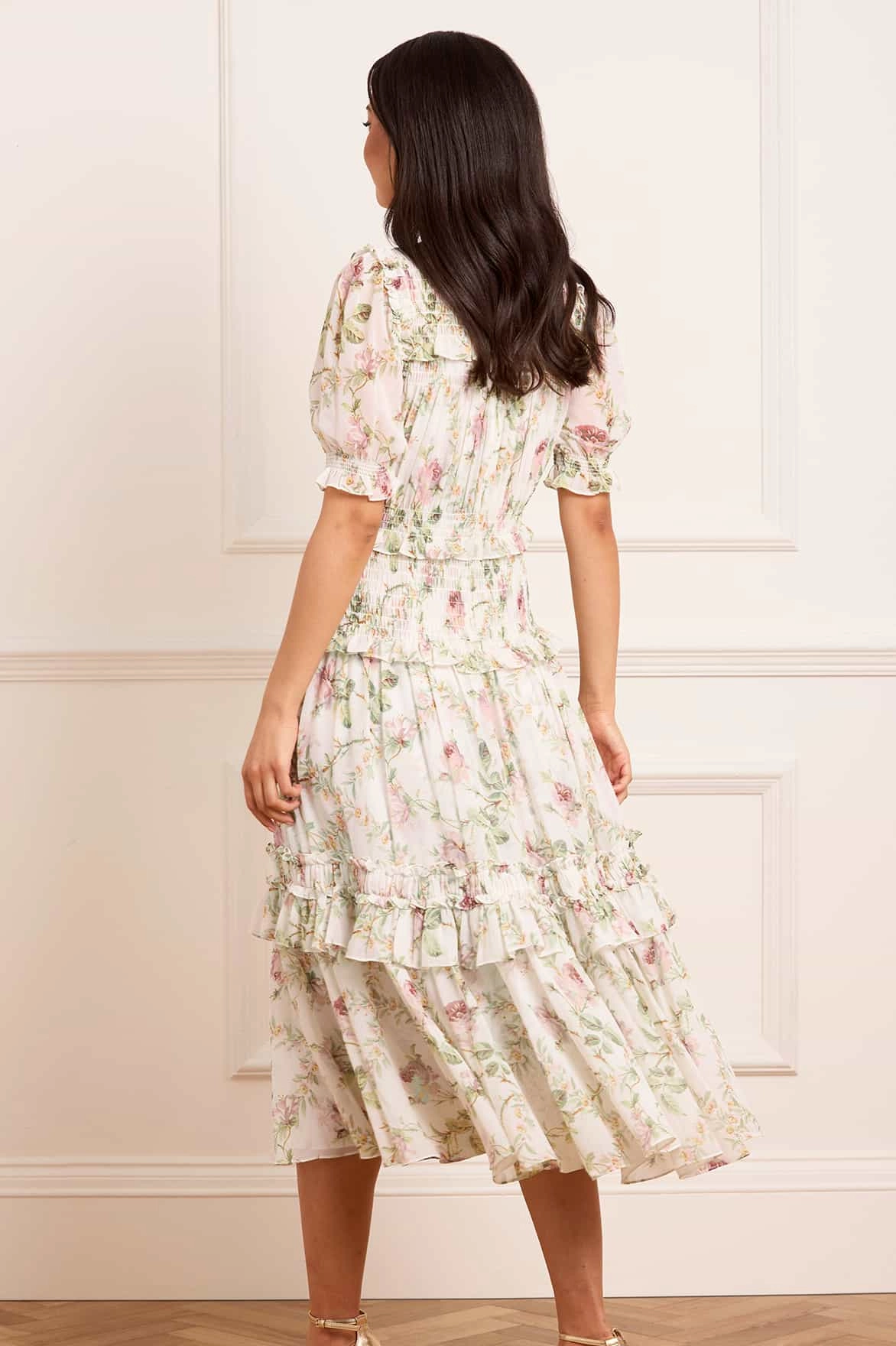 Colette's Rose Emilia Georgette Ballerina Dress Youthful Feel