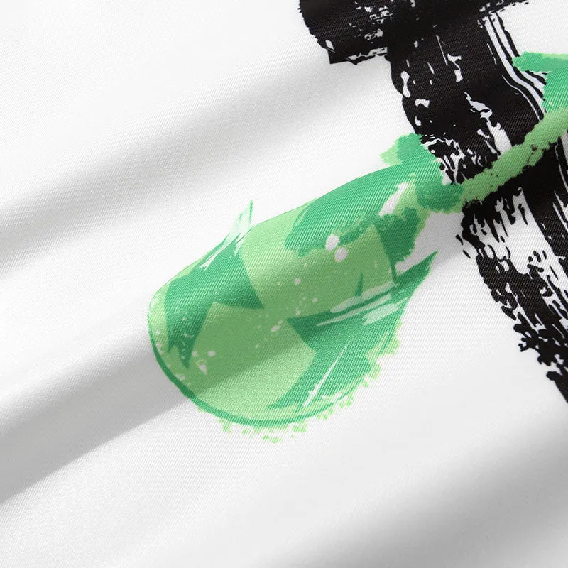 Color Block Bag Painting Sweatshirt