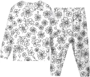Colorable Pajamas Sets for ds DIY Hand Paint 2 Piece Pajama Funny Cartoon Colouring Homewear Sets oys and rl