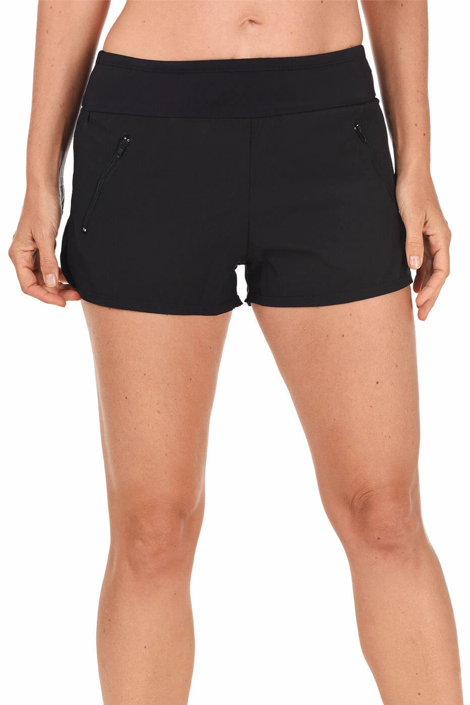Biodegradable Fiber Blend UltraLightweight Stretch Woven Beach Short