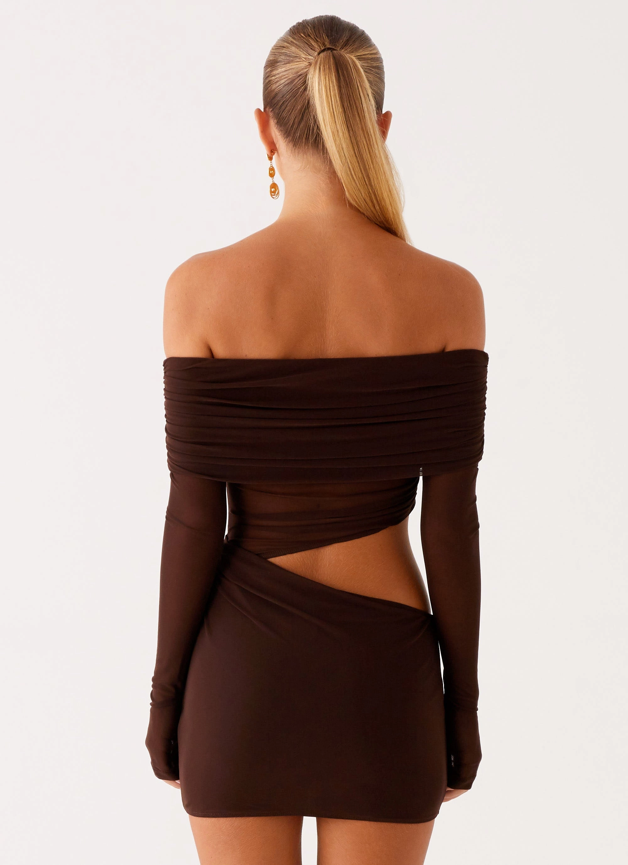Effortless weekend dress Emery Mini Dress - Chocolate