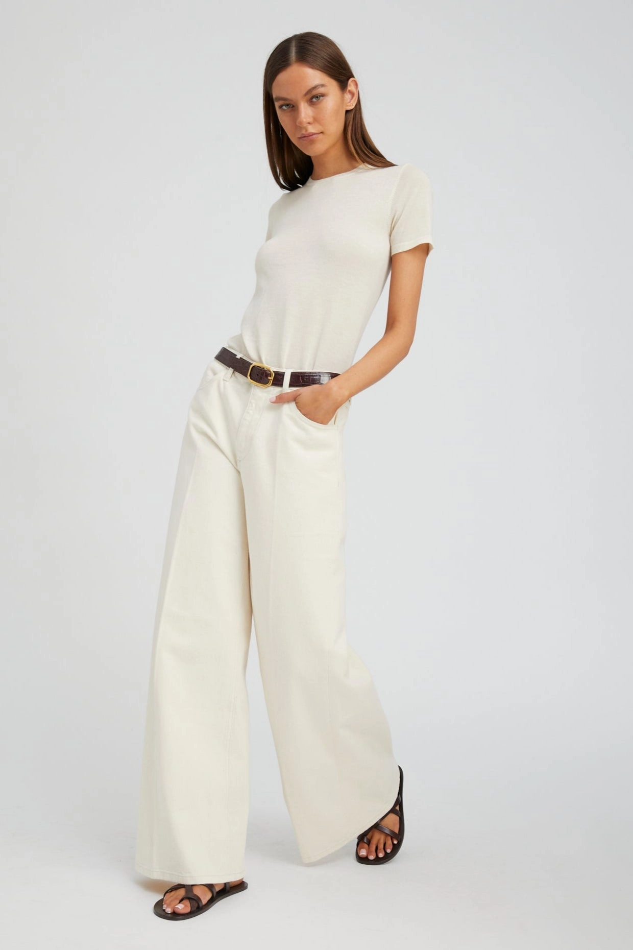 Chic Design Yoko Wide Leg Denim