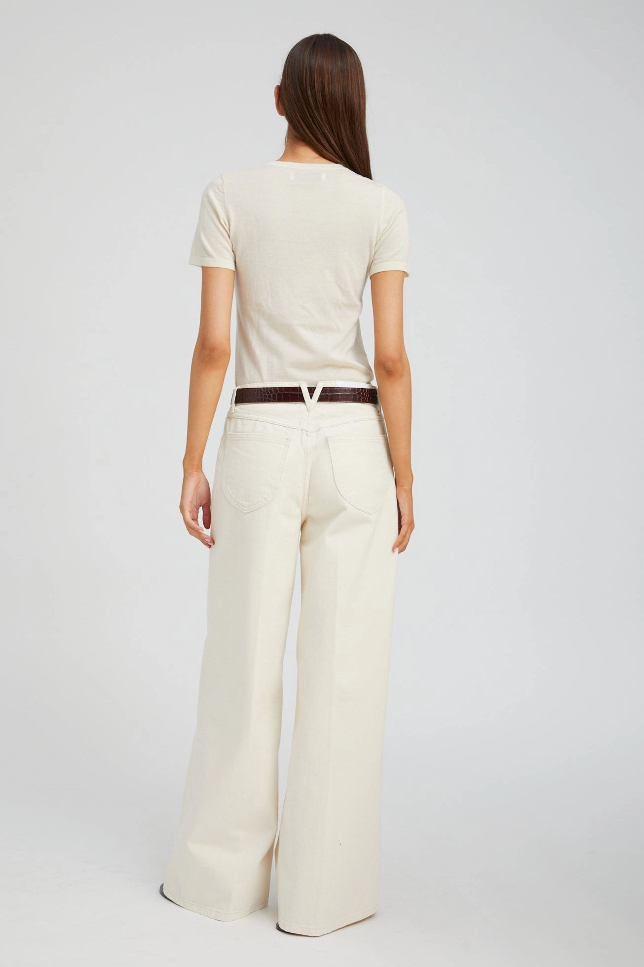 Body Movement Durable Construction Yoko Wide Leg Denim