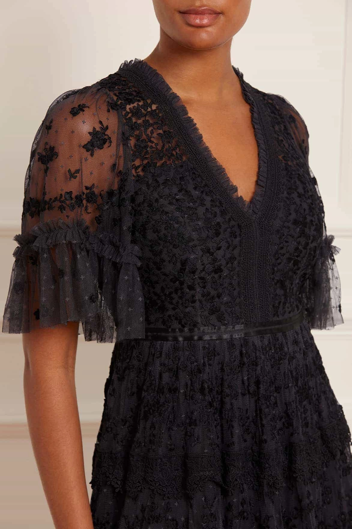 Araminta Lace Gown Halter-Neck