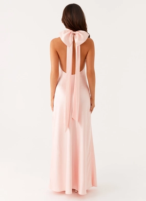 Urban Spirit Glam Touch Siani Backless Maxi Dress - Pink