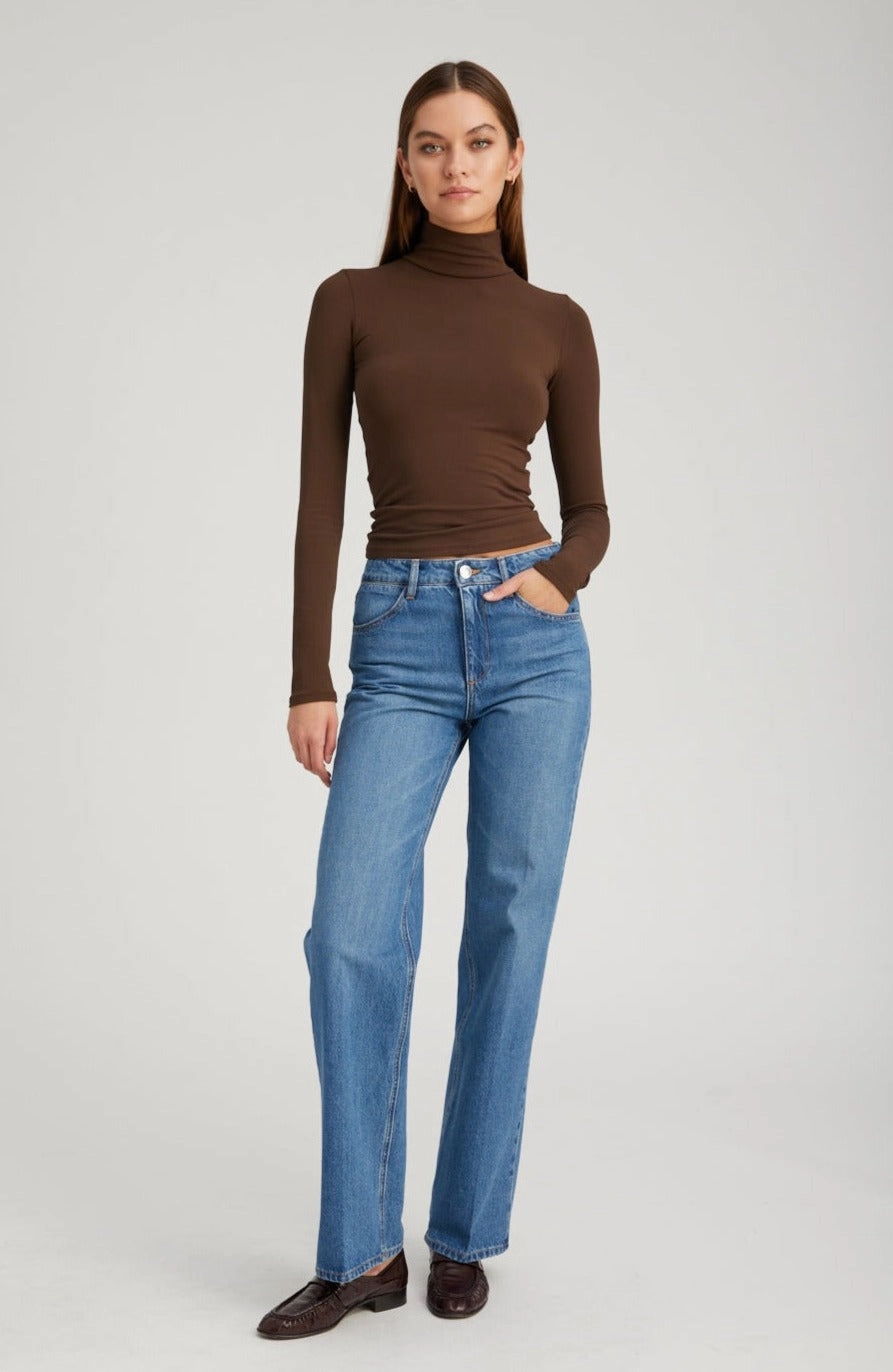 CompressionFitFabric No Fuss Fit Marion Loose Straight Denim