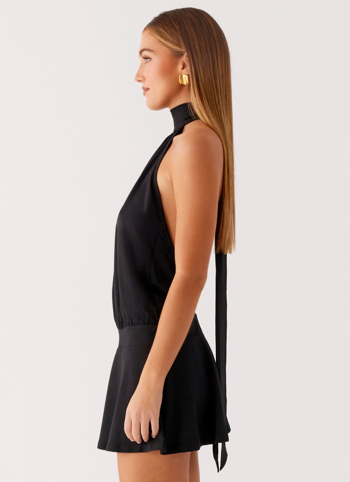 Valor Mini Dress - Black Wedding Style
