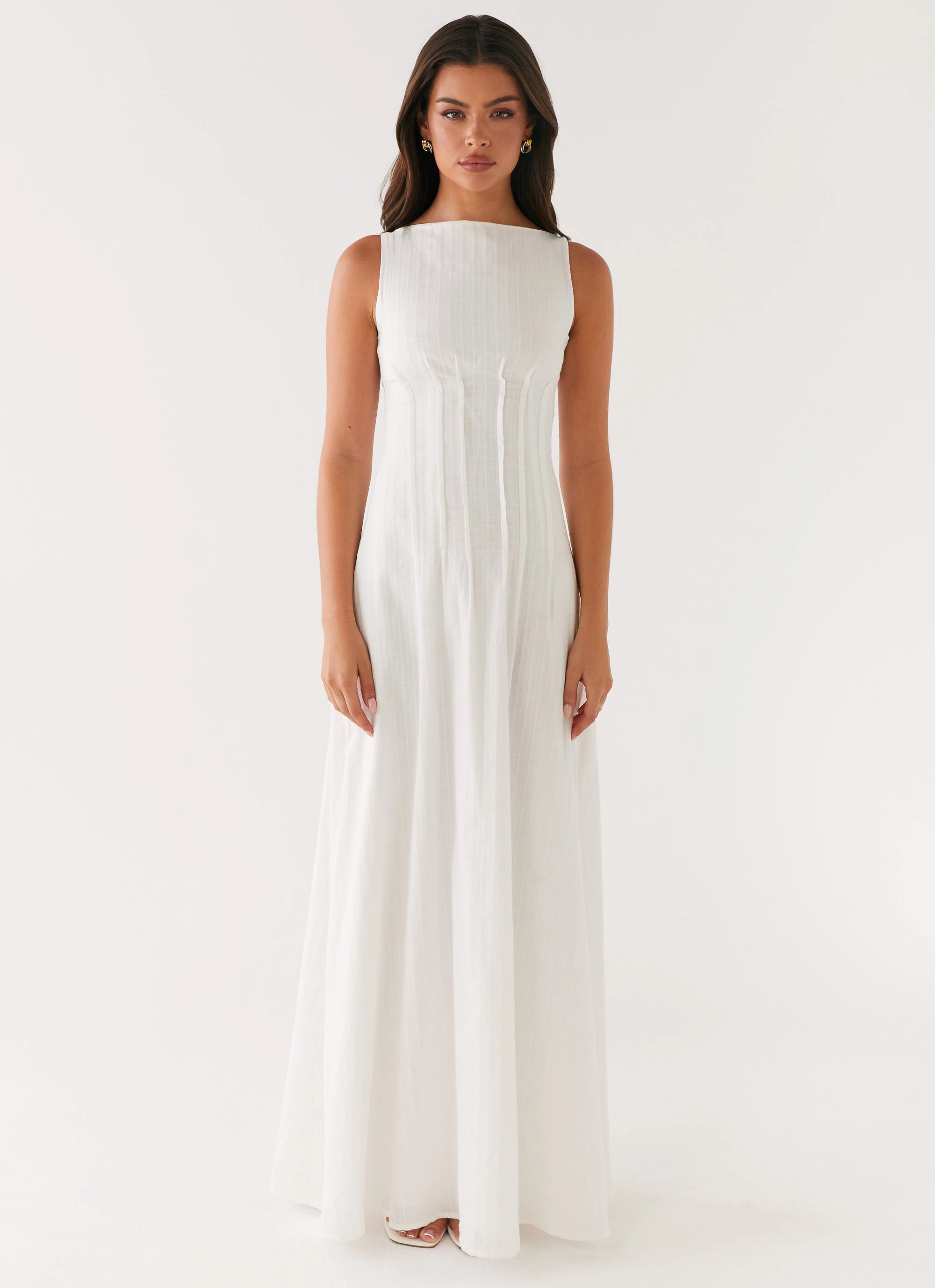 Maloney Maxi Dress - White Mood Comfort