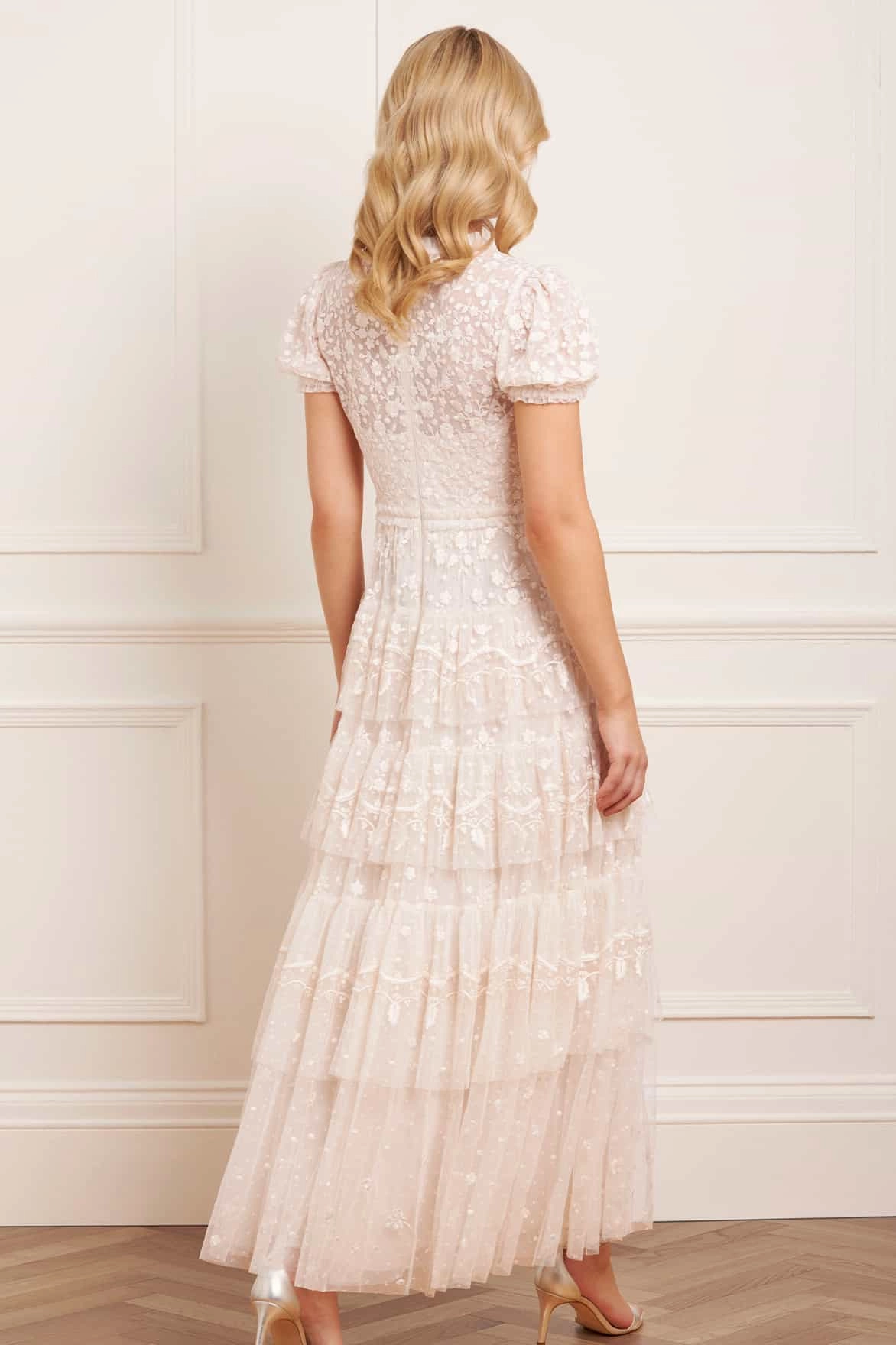Layered Lace Ankle Gown Odor-Control